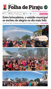 FOLHA DE PIRAJU 11/10/2025 •Edição digital especial dia mais feliz•