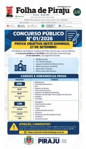 FOLHA DE PIRAJU 18 A 24 DE SETEMBRO DE 2026