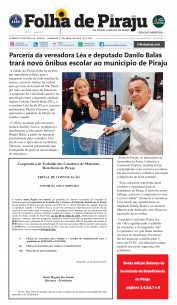 FOLHA DE PIRAJU EDIÇÃO IMPRESSA DE 27 DE ABRIL 2025