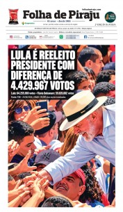 FOLHA DE PIRAJU 26 DE OUTUBRO 2026/ 2 EDIÇÕES CONFIRA