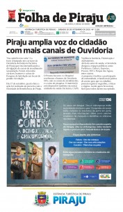 Folha de Piraju 20/09/2025 Edição Impressa
