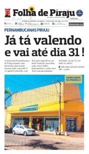 FOLHA DE PIRAJU 28 DE JULHO DE 2025/EDIÇÃO DIÁRIA ESPECIAL