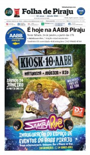 FOLHA EDIÇÃO ESPECIAL EVENTO INAUGURAÇÃO KIOSK10 AABB