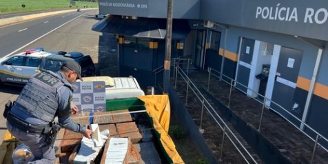 TOR apreende quase 1,5 tonelada de maconha em Santa Cruz do Rio Pardo