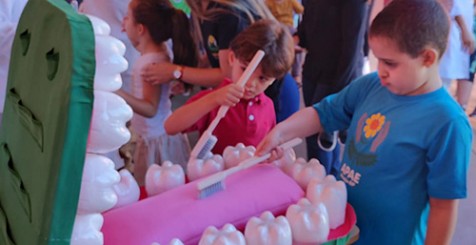 APAE de Piraju teve atividade educativa com equipe de saúde bucal da Prefeitura