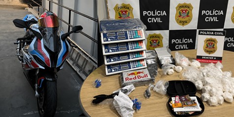 Cocaína, haxixe, crack, ecstasy, BMW e dinheiro são apreendidos em operação da policia de Piraju