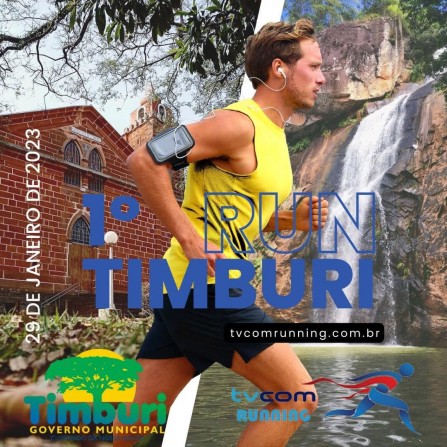 Neste domingo, 29 de janeiro, tem corrida RUN em Timburi