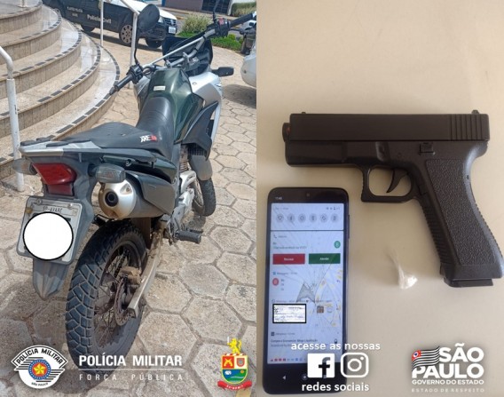 MOTOCICLISTA E PASSAGEIRO QUE FUGIRAM DA PM SÃO PRESOS EM AVARÉ