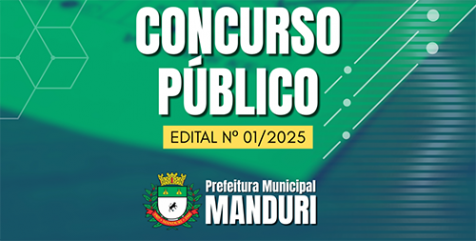 Prefeitura de Manduri abre concurso público com salários de até R$ 4,3 mil