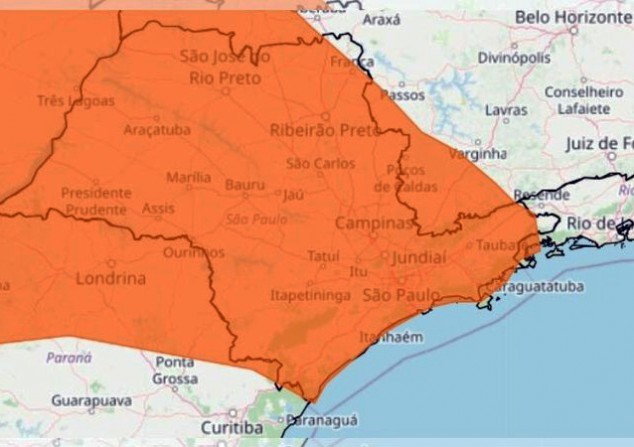 Alerta Laranja: Defesa Civil prevê temperatura recorde para o Estado de SP  na mudança de estação