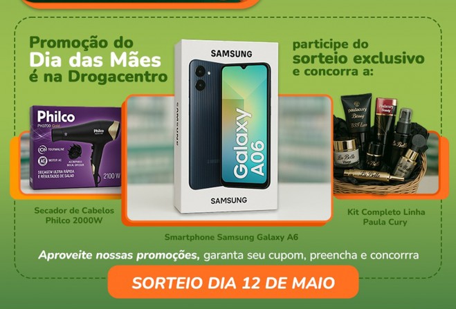 Drogacentro lança campanha para o Dia das Mães com sorteios e homenagens em telão