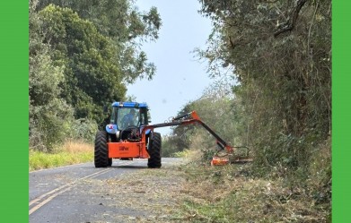Prefeitura reforça limpeza e conservação em estradas rurais e turísticas