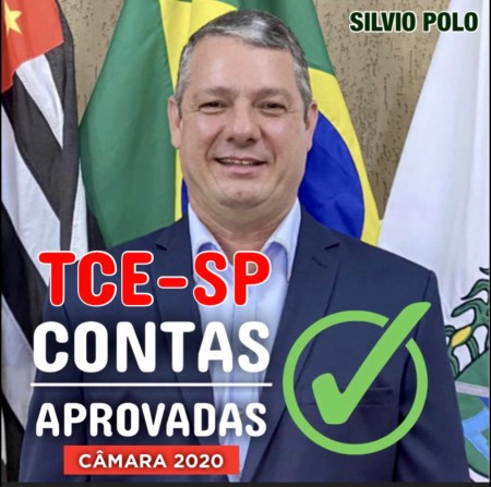 Contas de 2020 de Silvinho Pólo como presidente da Câmara de Timbu aprovadas pelo TC do Estado de SP