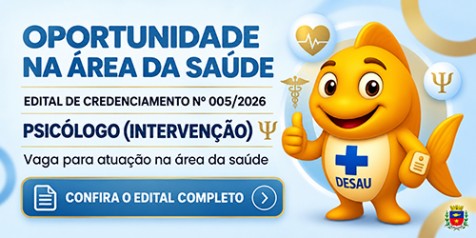 VAGA PARA PSICÓLOGO(A) NA SAÚDE EM PIRAJU