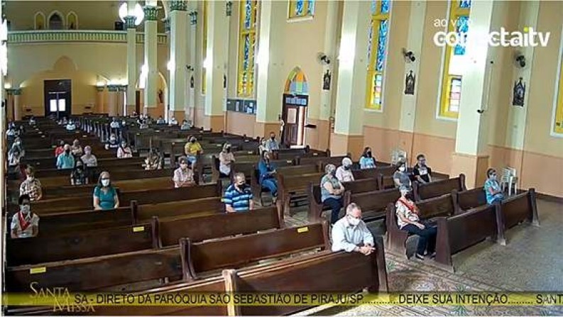 Paróquia São Sebastião terá missas sem agendamento
