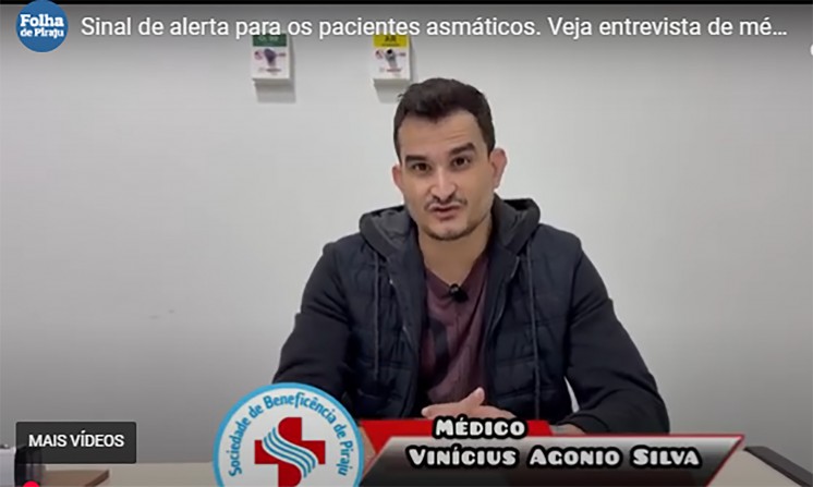 Dr. Vinícius faz alerta para asma no inverno