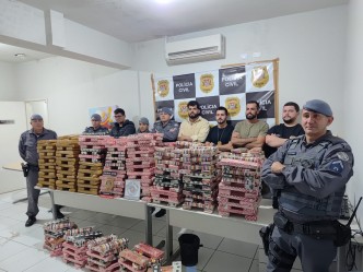 PIRAJU E IARAS : Megaoperação da Polícia resulta na apreensão de mais de meia tonelada de maconha