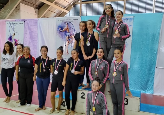 Piraju é ouro nos Regionais e na Copa de Ginástica Rítmica em equipe e individual