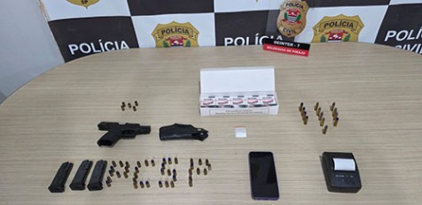 Disparos de arma de fogo antes do carnaval levaram a prisão de investigado