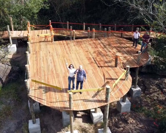 PREFEITO ZÉ MARIA VISITA TRILHA DAS CORREDEIRAS FASE 2  E RELEMBRA INICIO DA  FECAPI