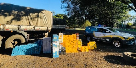 Polícia Rodoviária apreende 1.800 caixas de medicamentos e 1.215 celulares  na região