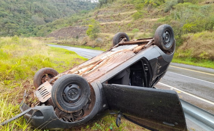 Acidente na serra de Fartura neste sábado pela manhã