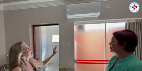 Maternidade do Hospital já conta com aparelhos de ar-condicionado doados pela AASP