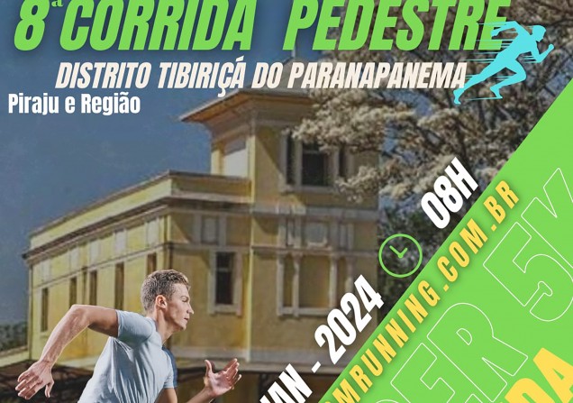 Corrida Pedestre acontece daqui há pouco na Tibiriçá