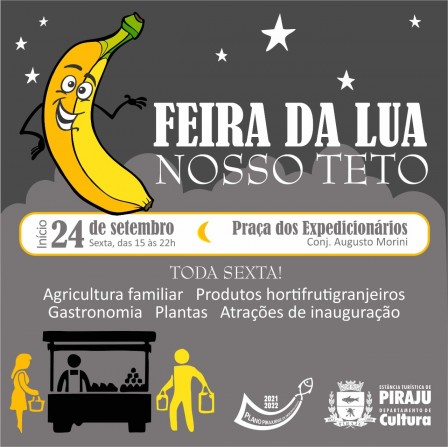 Feira da Lua do Nosso Teto começa na sexta-feira, 24