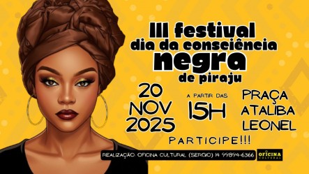 Piraju celebra o III Festival Dia da Consciência Negra
