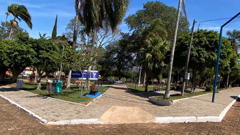 Revitalizada: a nova Praça São Bento de Timburi