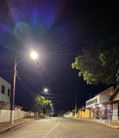 Timburi é primeira cidade da região a contar com sistema 100% de led na iluminação pública